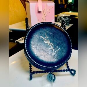 “Host Pick” YSL Beauté Black and Gold Makeup Cosmetic Pouch / Coin Purse